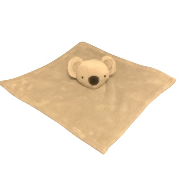 Baby Co Koala Plush Security Nursery Blanket Lovey 15" X 15" Soft Fleece Gray - Picture 1 of 8